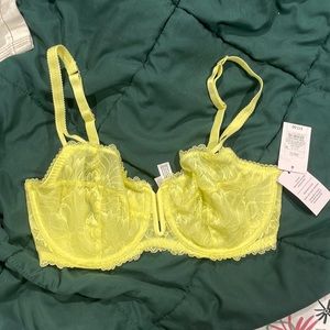 yellow bralette